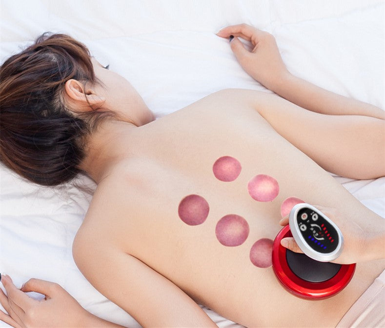 Electric negative pressure suction massage device