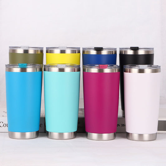 20oz double-layer stainless steel vacuum car mug