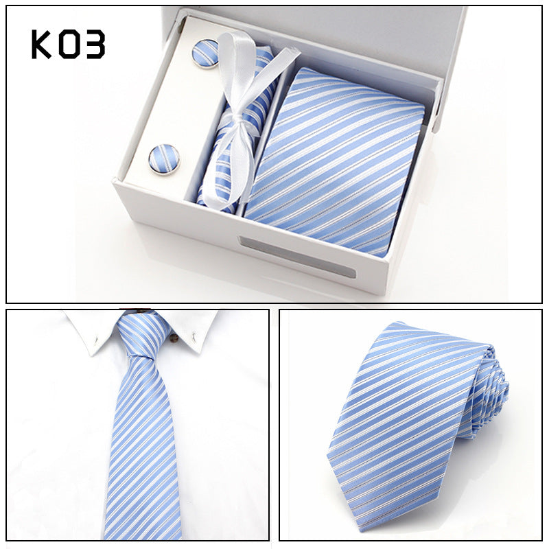 Six-piece men's formal tie
