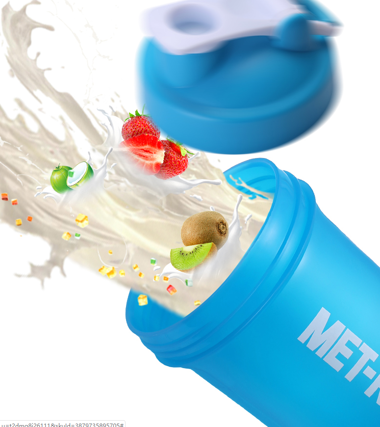Shake cup large capacity mixing cup fitness sports milkshake cup with scale protein nutrition powder cup