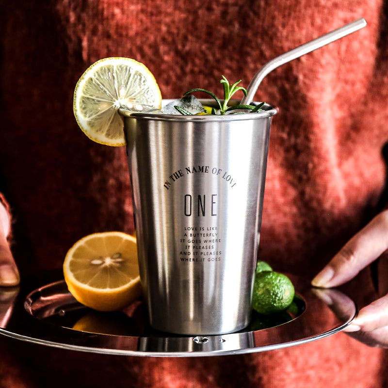 Stainless steel water cup
