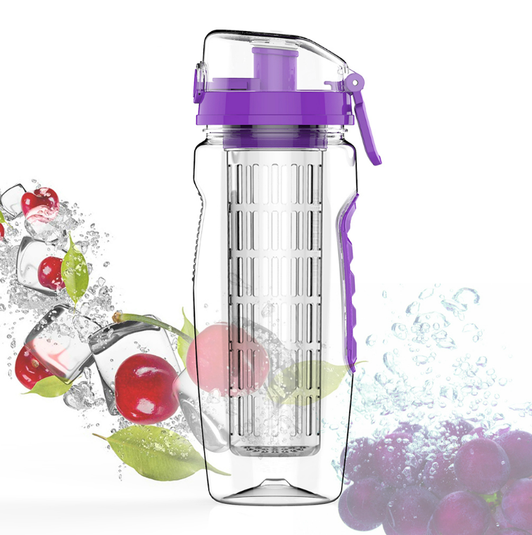 Fruit Infuser Juice Shaker Bottle Portable Climbing Camp Bottle