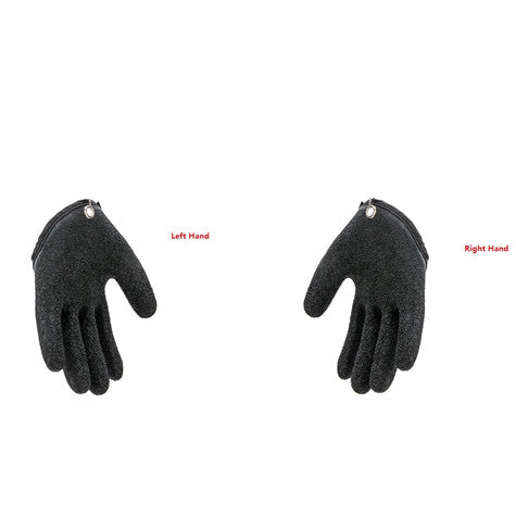 Fishing Catching Gloves with Magnet Release