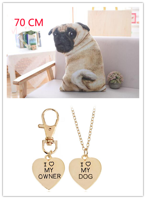 3D Simulation Belldog Plush Toy Pillow Real Life Doll Funny Pug Dog Doll Nap Pillow Lying Prone Soft Sofa Pillow