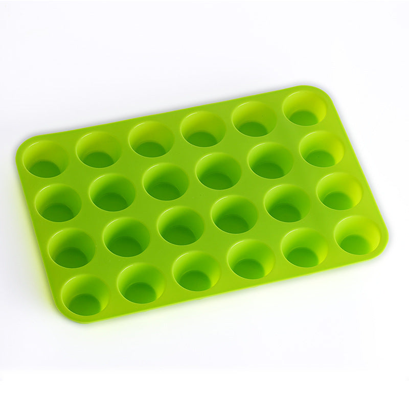 24 holes with Round Silicone Cake Mold