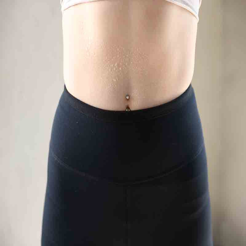 Five Pants Wicking Slimming Shaping Pants Sweating Fat Burning Slim Yoga Shorts SCR High Elastic Sponge Soft