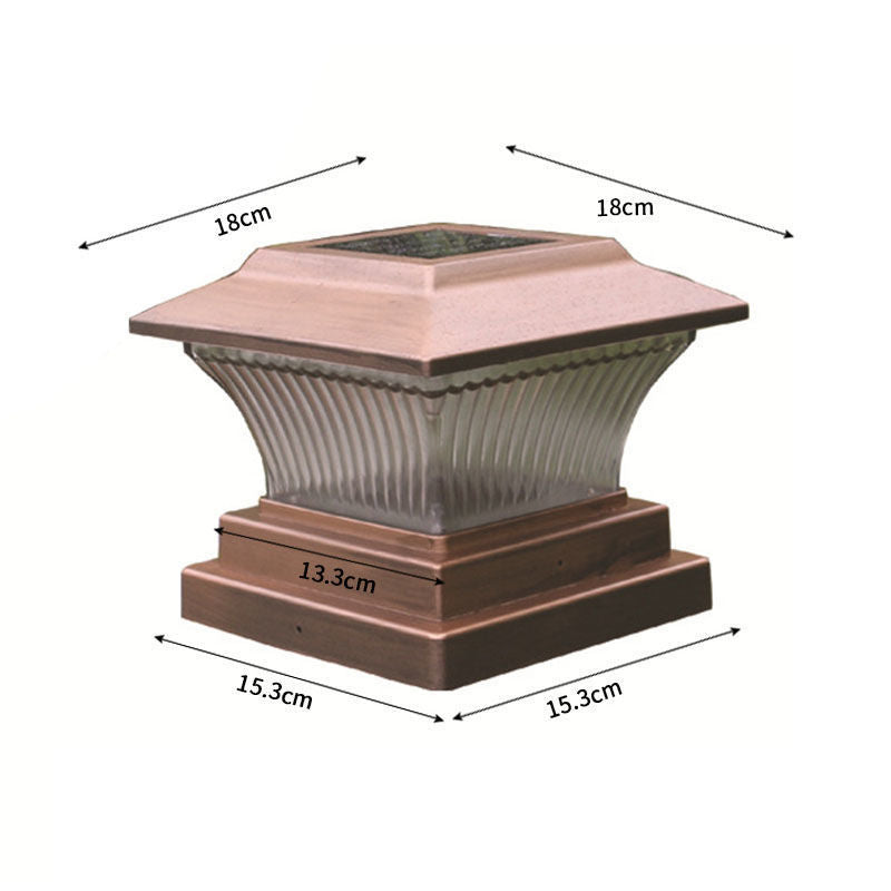 Solar lamp Post Headlamp
