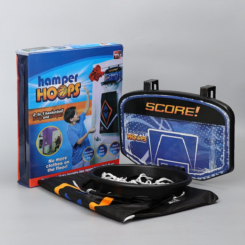 Indoor basketball hoop