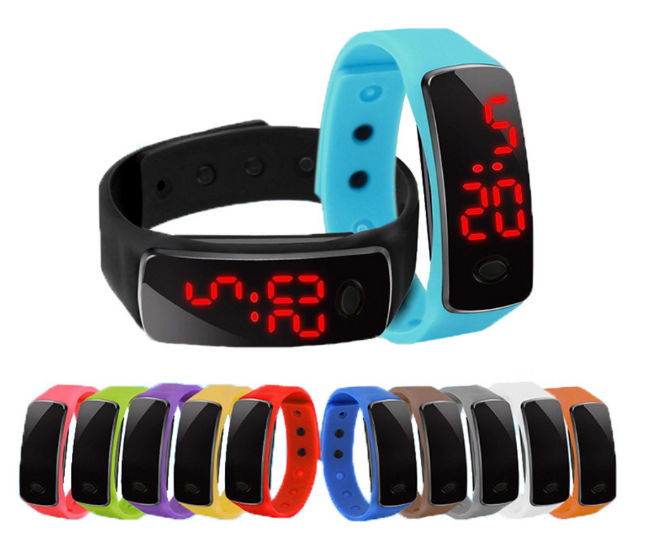 Silicone Band LED Wrist Watch