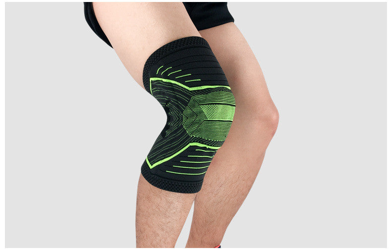 Support Pressurized Silicone Crash Sports Knee Pads