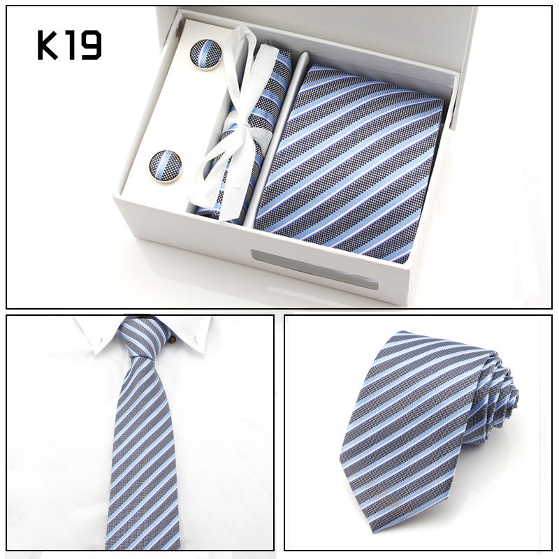 Six-piece men's formal tie