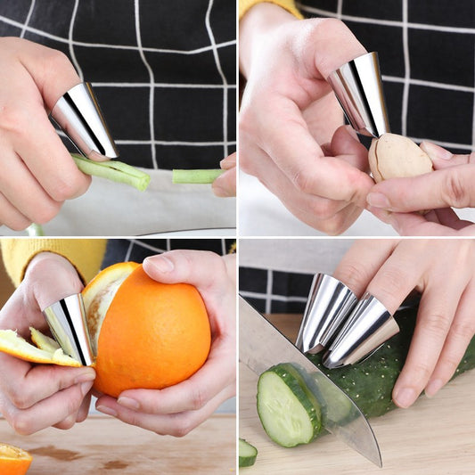 Iron finger cot sheller finger guard