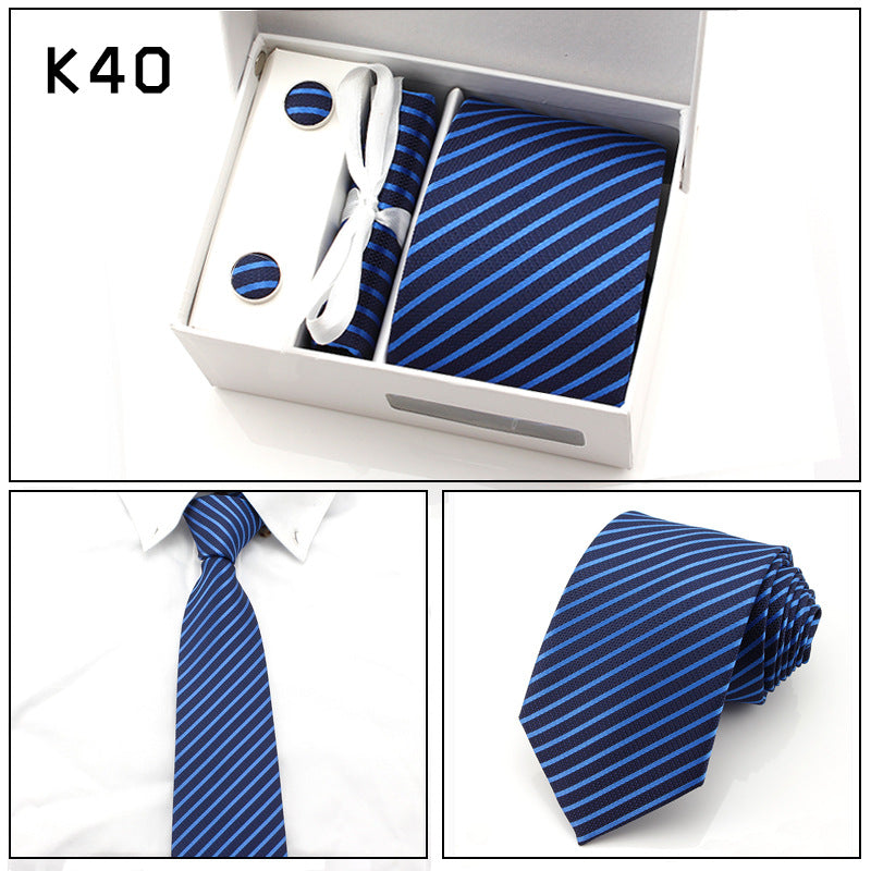 Six-piece men's formal tie