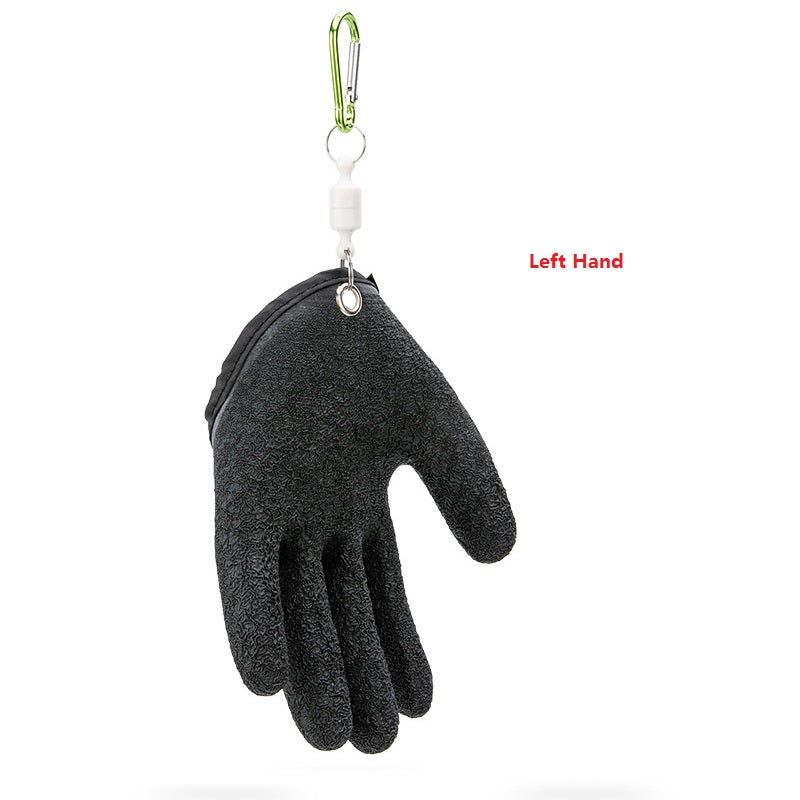 Fishing Catching Gloves with Magnet Release