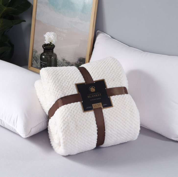 Beibeirong Mesh Pineapple Sofa Leisure Blanket