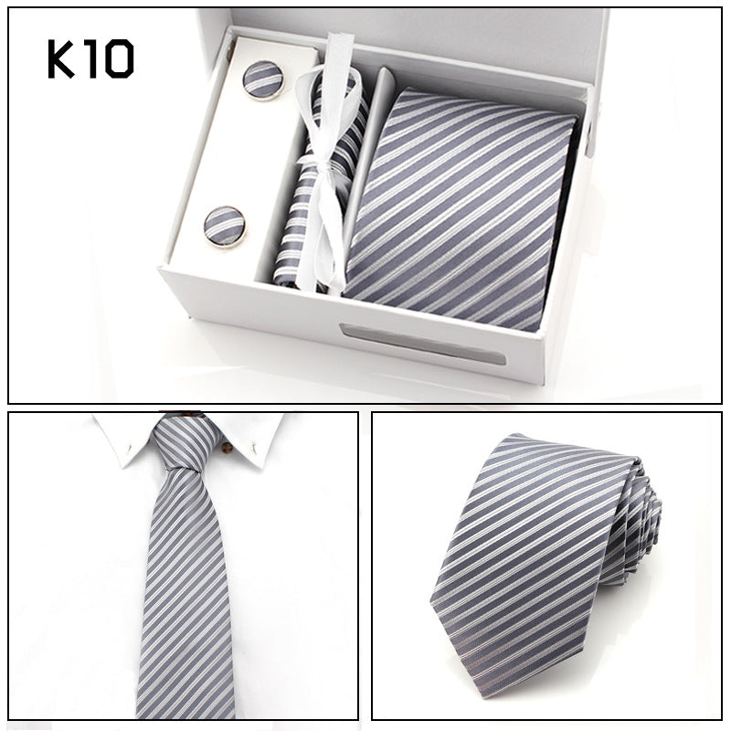 Six-piece men's formal tie