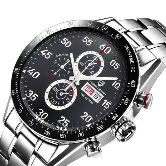 Bergani Multifunctional Calendar Waterproof Watch