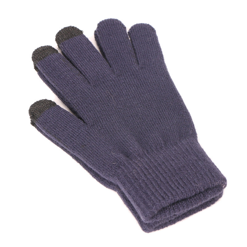 Men's And Women's Knitted Set Autumn And Winter Thickening