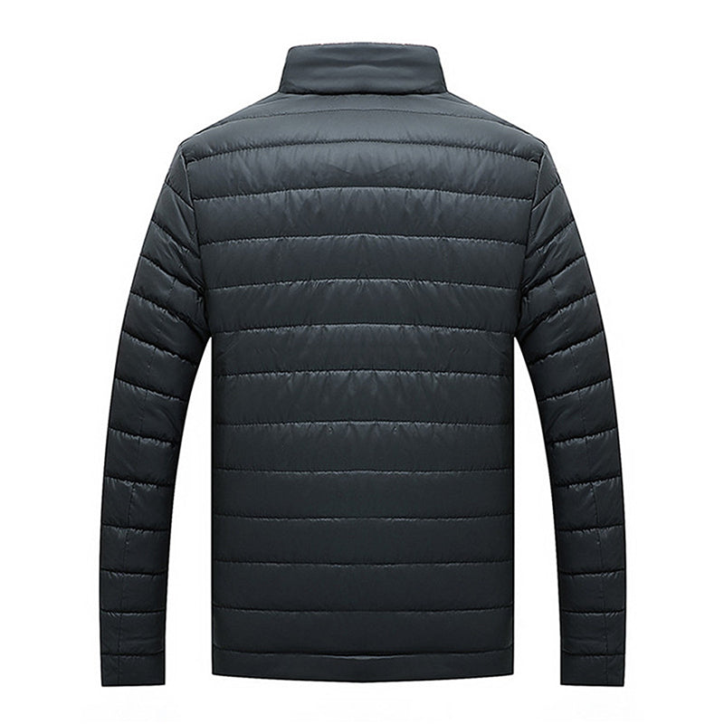 Winter Men Jacket Casual Slim Coats Solid Bomber Men Jackets