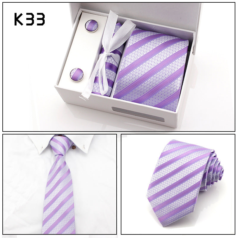 Six-piece men's formal tie