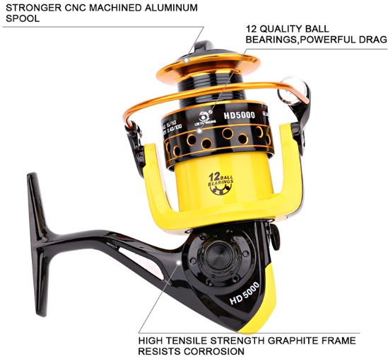 Hunting Fish King Metal Fishing Reel