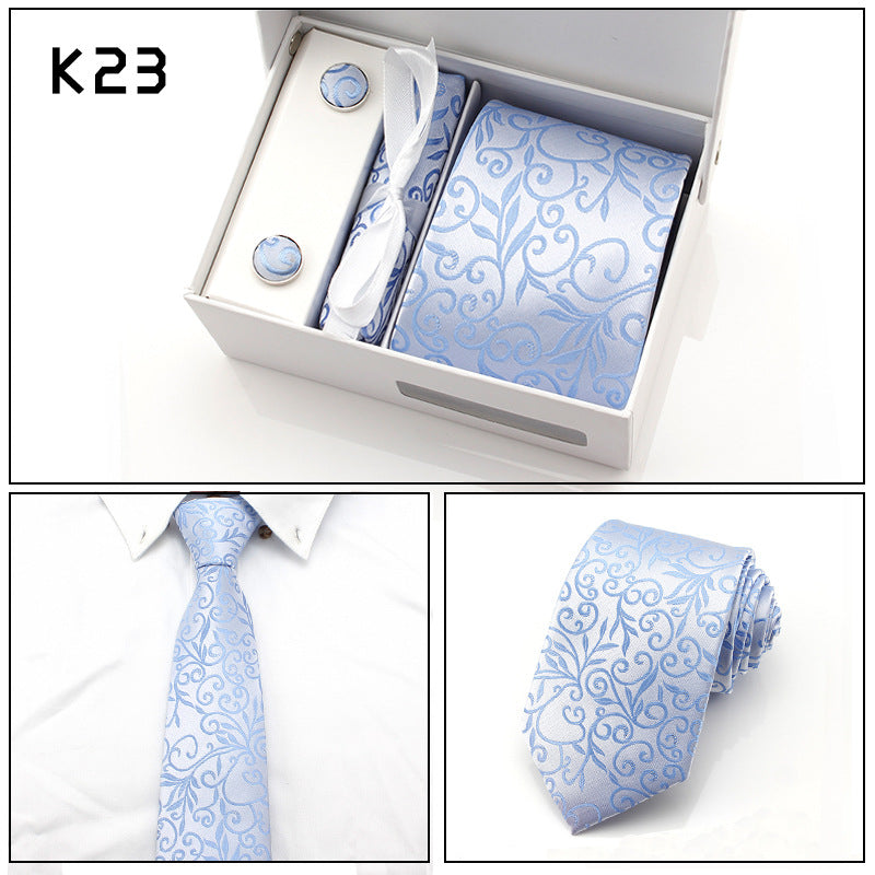 Six-piece men's formal tie