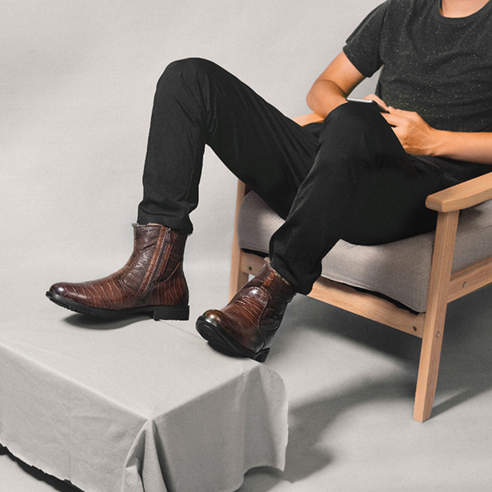Retro Plush men's Boots