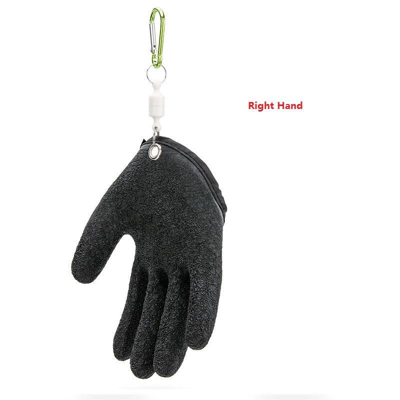 Fishing Catching Gloves with Magnet Release