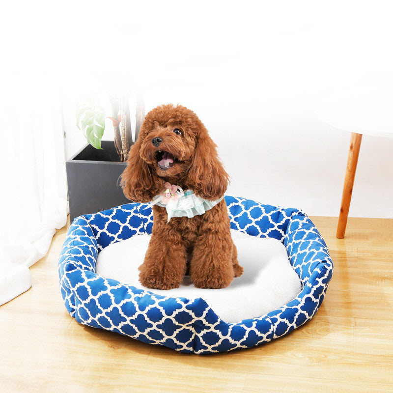 Pet kennel summer pet bed