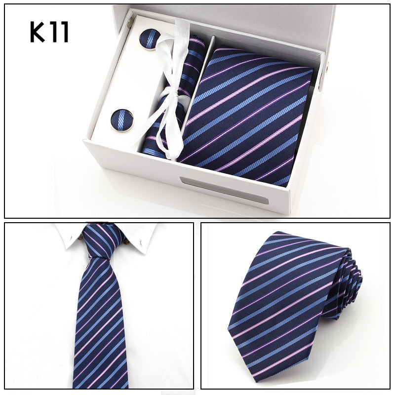 Six-piece men's formal tie