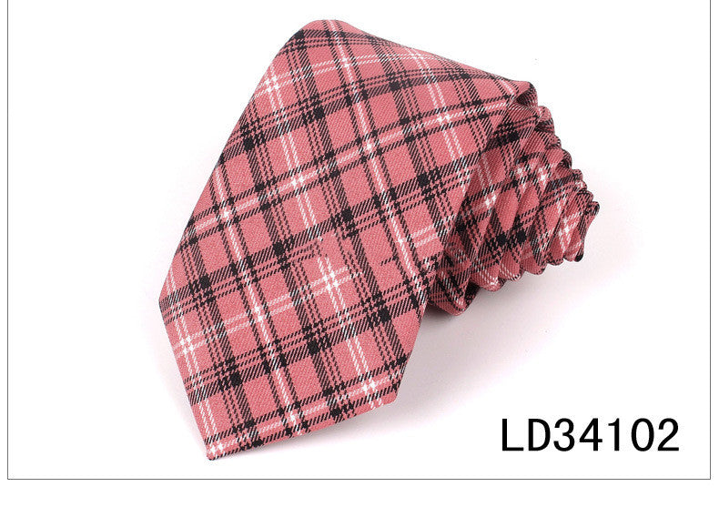 Plaid Series 7cm Men's Ties