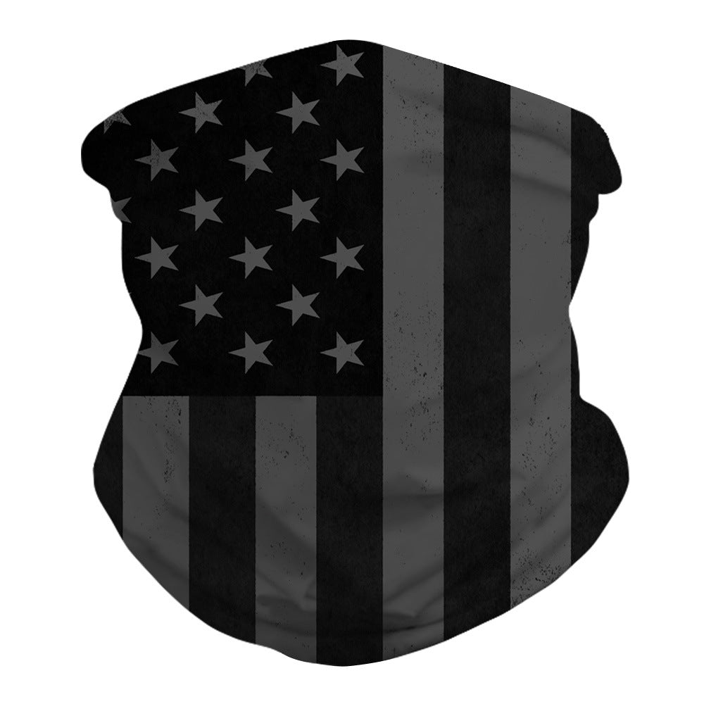 American flag digital printing multifunctional mask
