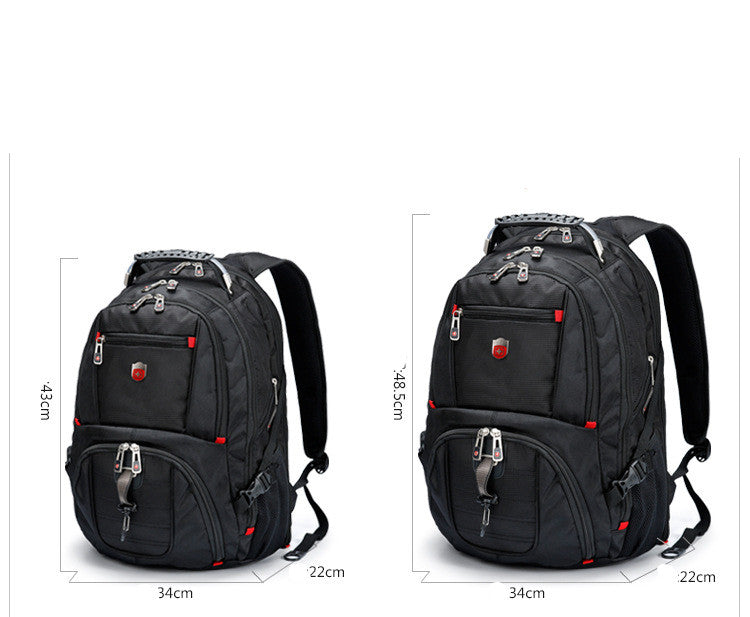 New Swiss Military Army Waterproof Travel Bags Laptop Backpack Multifunctional Large Capacity USB Charging Port Backpack