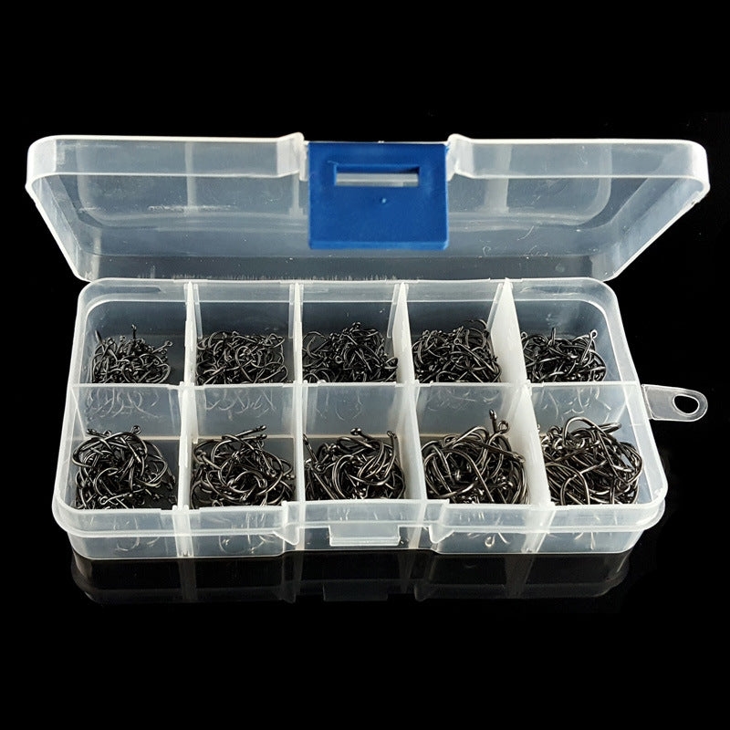500 pieces of ten lattice boxed No. 3-12 Tube with Ring Hook