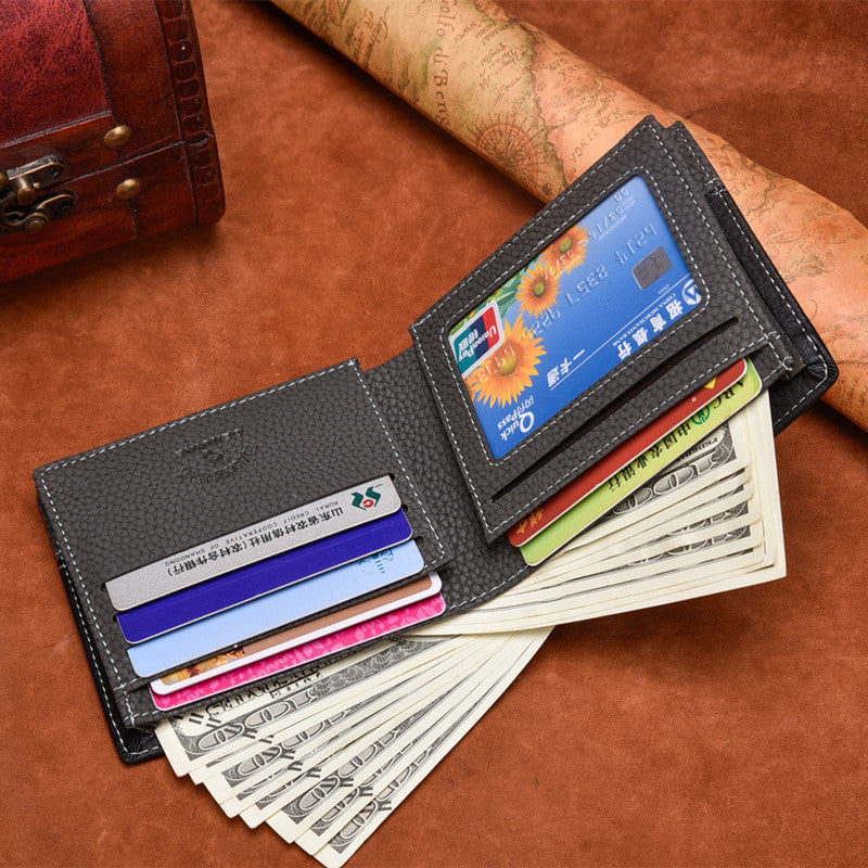 purse genuine embossed leather wallet