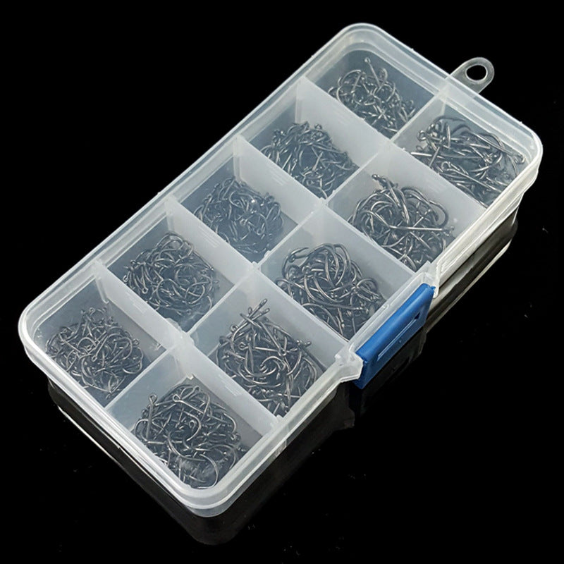 500 pieces of ten lattice boxed No. 3-12 Tube with Ring Hook
