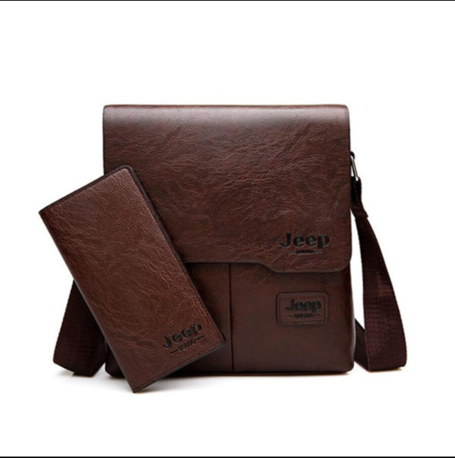 Business Casual One-shoulder Messenger Bag Wallet Combination