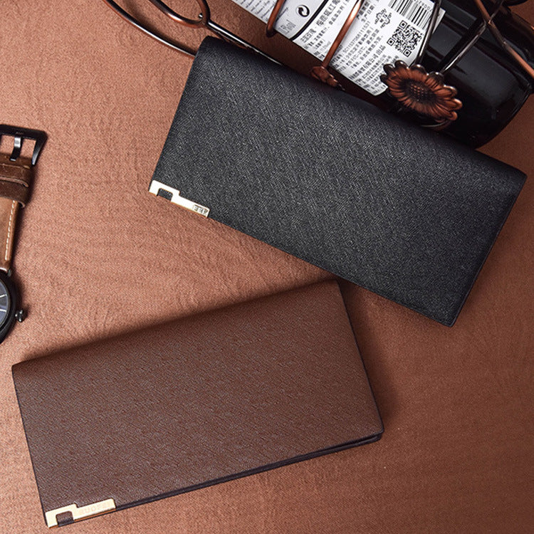A high grade gold and sand purse for men's long wallet, purse, sands, commercial leisure leather goods wholesale