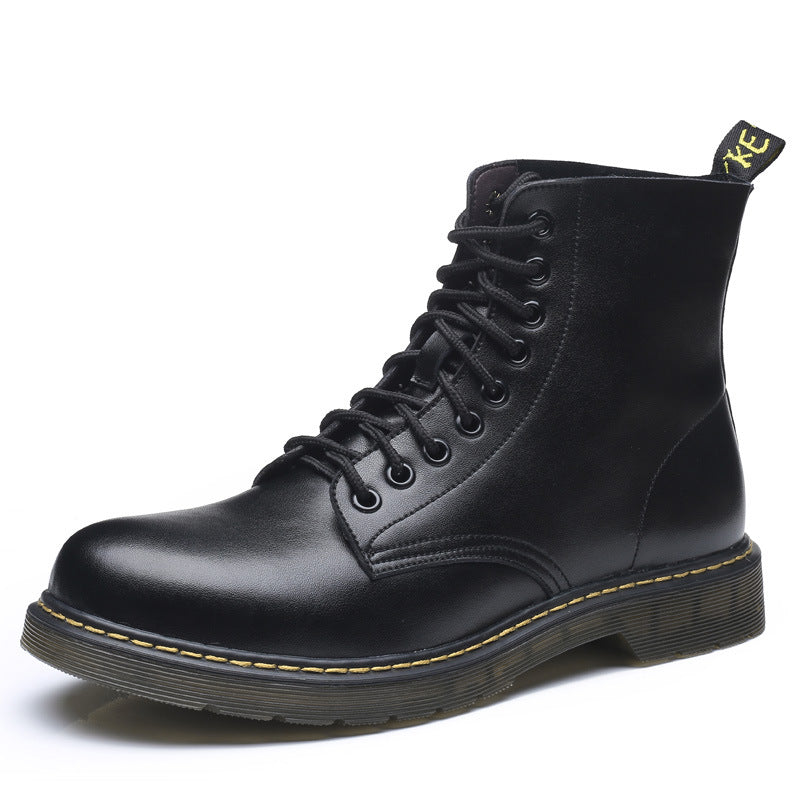 New winter men's boots and leather and velvet Martin BOOTS Mens Boots brand men's custom tooling