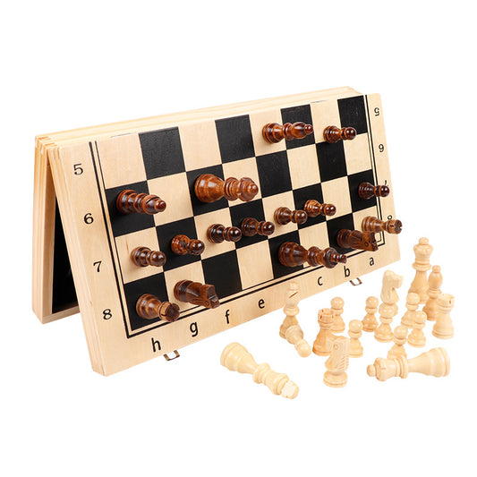 Magnetic chess set folding board board