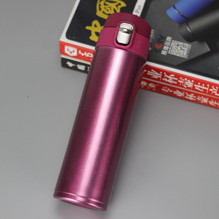 Car bounce easily stainless steel vacuum flask