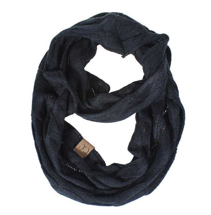 Cable Knit Infinity Scarf
