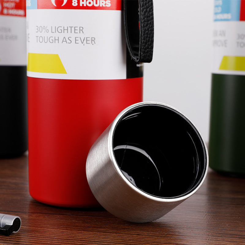 Double Layer Stainless Steel Portable Thermos