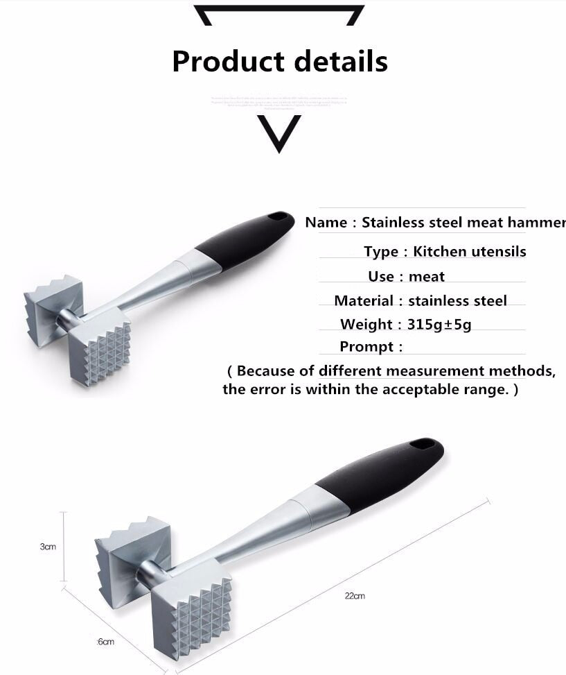 New Kitchen Tender Loose Meat Stainless Steel hammer Steak