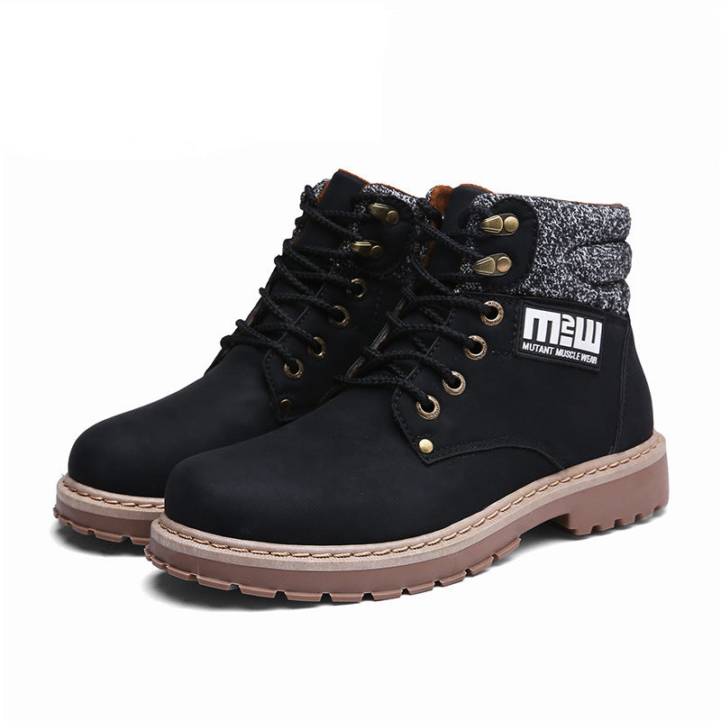 2021 new winter boots for men shoes boots Martin British high shoes fashion classic tooling shoes wholesale