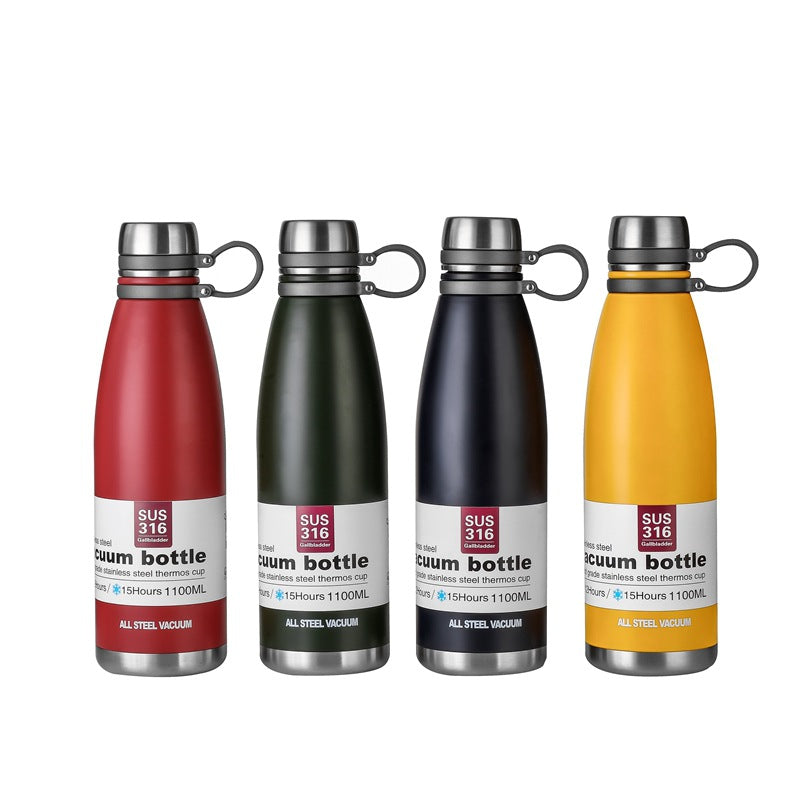 Stainless Steel Vacuum Sports Bottle Outdoor Large-capacity Cup