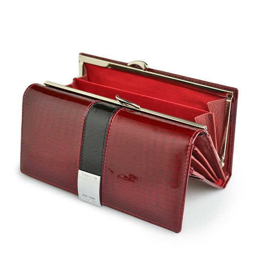 Women's leather wallet coin purse