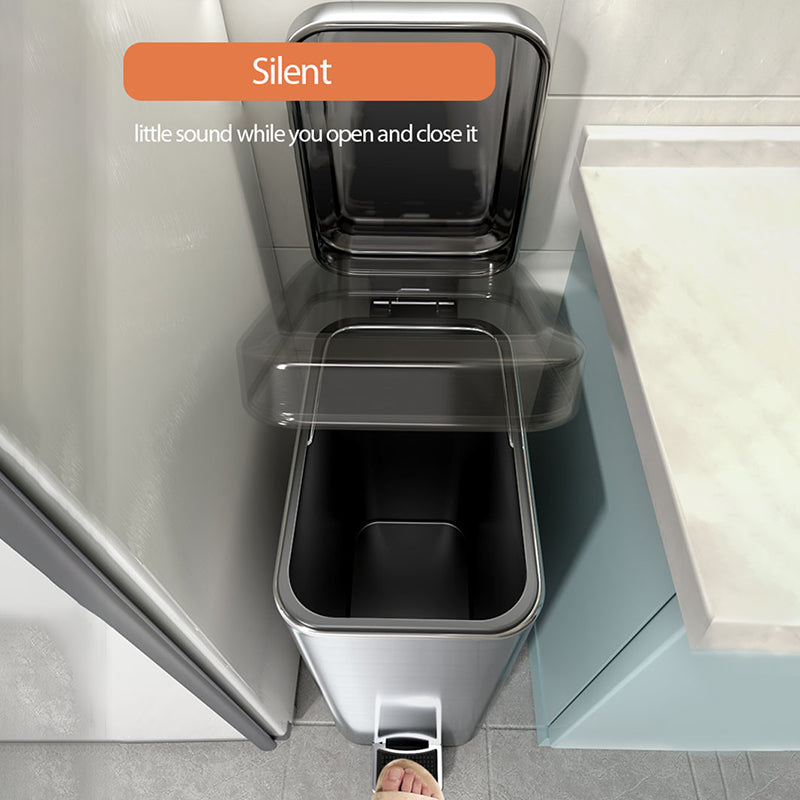 Stainless Steel Trash Can For Household Use