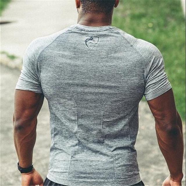 Mens Active Wear Longline Quick Dry Shirt