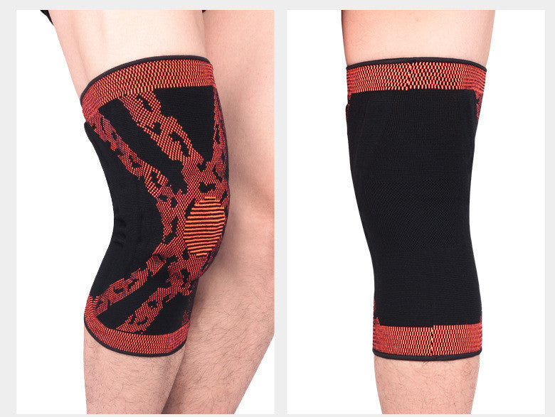 Support Pressurized Silicone Crash Sports Knee Pads